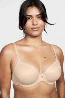 Victoria's Secret Lace Trim Lightly Lined Full Cup Bra