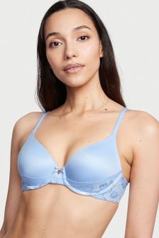 Victoria's Secret Lace Trim Full Cup Lightly Lined Bra