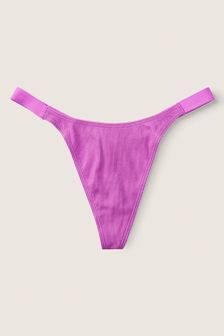 Victoria's Secret PINK High Leg Logo Thong Underwear