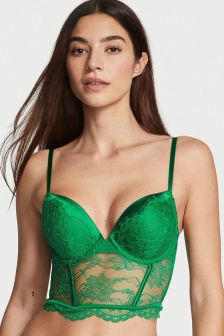 Victoria's Secret Add 2 Cups Push Up Corset Bra Top