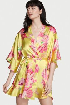 Victoria's Secret Flounce Satin Robe