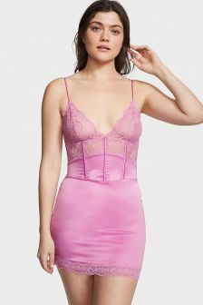 Victoria's Secret Lace Provocative Slip Dress