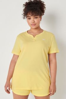 Victoria's Secret PINK V Neck Short Sleeve T-Shirt