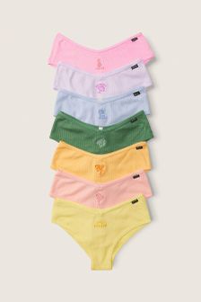 Victoria's Secret PINK Days of the Week Cotton Cheeky Knickers 7 Pack