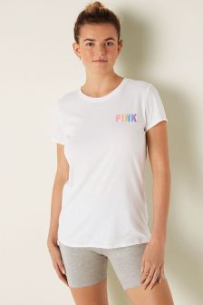 Victoria's Secret PINK Logo Short Sleeve T-Shirt