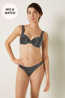 Victoria's Secret PINK Shimmer High Waist Cheeky Bikini Bottom