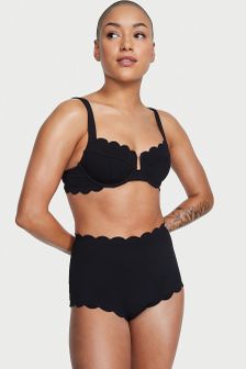 Victoria's Secret Scallop Boyshort Swim Bikini Bottom
