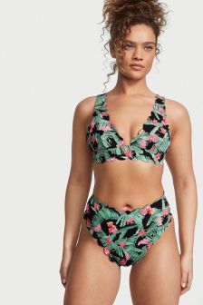 Victoria's Secret Scallop Plunge Bikini Top