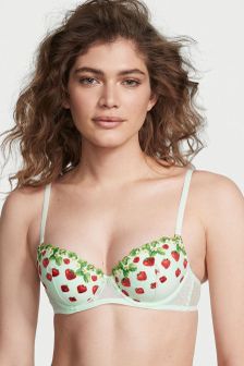 Victoria's Secret Strawberry Embroidered Bra