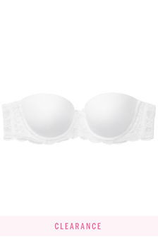 Victoria's Secret Smooth Lace Wing Lightly Lined Multiway Strapless Bra