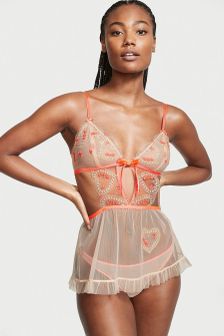 Victoria's Secret Embroidery Unlined Non Wired Babydoll