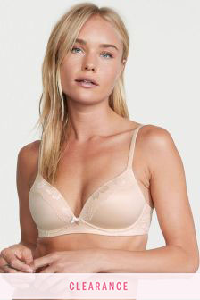 Victoria's Secret Lace Trim Lightly Lined Non Wired Bra