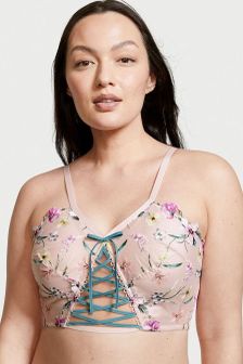 Victoria's Secret Embroiderd Unlined Corset Bra Top