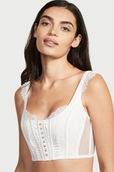 Victoria's Secret Lace Unlined Non Wired Corset Bra Top