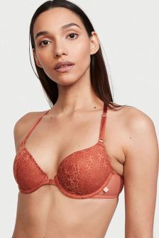Victoria's Secret Lace Front Fastening Lightly Lined T-Shirt Bra
