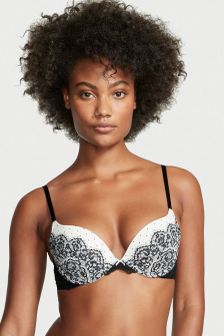 Victoria's Secret Smooth Lace Wing Push Up Bra