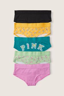 Victoria's Secret PINK Cotton Hipster Knickers 5 Pack