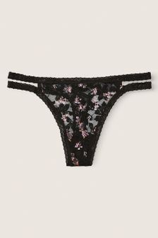 Victoria's Secret PINK Lace Strappy Thong Knicker
