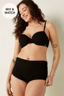 Victoria's Secret PINK Crinkle High Waist Shortie Swim Bottom