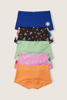 Victoria's Secret PINK Cotton Short Knickers 5 Pack
