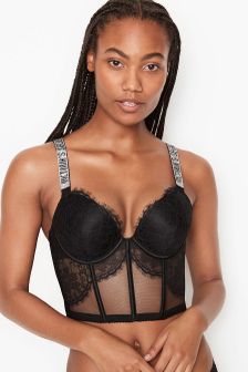 Victoria's Secret Shine Strap Corset Bra Top