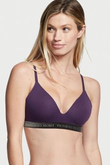 Victoria's Secret Smooth Logo Strap Lightly Lined Non Wired T Shirt Bra