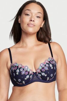 Victoria's Secret Lightly Lined Bejeweled Embroidery Demi Bra