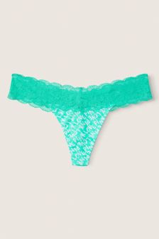 Victoria's Secret PINK Lace Trim Thong Knickers