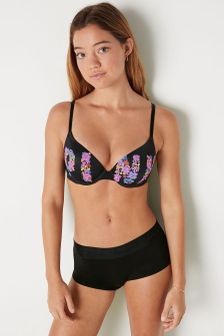 Victoria's Secret PINK Smooth Shine Strap Push Up T-Shirt Bra