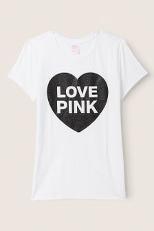 Victoria's Secret PINK Logo Short Sleeve T-Shirt