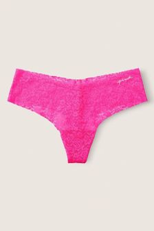 Victoria's Secret PINK No Show Thong Lace Knickers