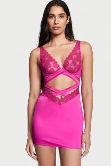 Victoria's Secret Embroidery Wired Slip Dress
