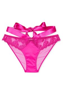 Victoria's Secret Strappy Heart Embroidery Cheeky Panty