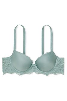 Victoria's Secret Smooth Lace Wing Lightly Lined Demi Bra