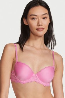 Victoria's Secret Smooth Lace Wing Lightly Lined Demi Bra