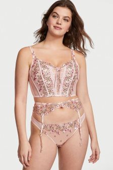 Victoria's Secret Embroidered Suspenders