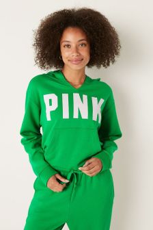 Victoria's Secret PINK Fleece Crop Long Sleeve Hoodie