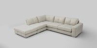 Large Open End Corner Chaise - Left Hand