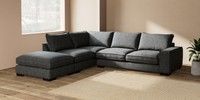 Large Open End Corner Chaise - Left Hand