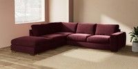 Large Open End Corner Chaise - Left Hand