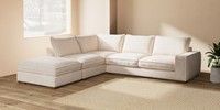 Large Open End Corner Chaise - Left Hand
