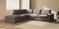 Large Open End Corner Chaise - Left Hand