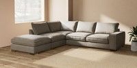 Large Open End Corner Chaise - Left Hand