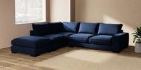 Large Open End Corner Chaise - Left Hand