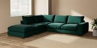 Large Open End Corner Chaise - Left Hand