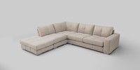 Large Open End Corner Chaise - Left Hand