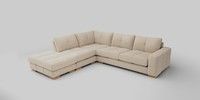 Large Open End Corner Chaise - Left Hand