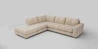Large Open End Corner Chaise - Left Hand