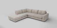Large Open End Corner Chaise - Left Hand