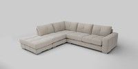 Large Open End Corner Chaise - Left Hand